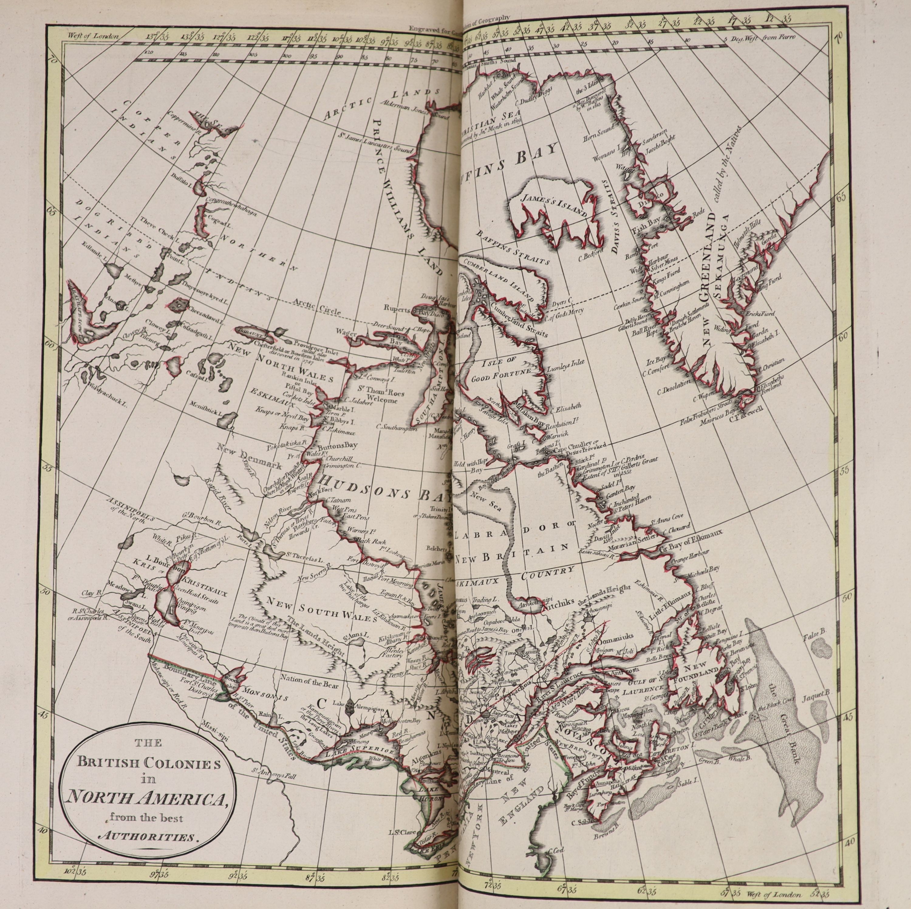 Guthrie, William - A New System of Modern Geography ... and Present State of the Several Kingdoms of the World. 5th edition, corrected (etc.); together with (bound separately)